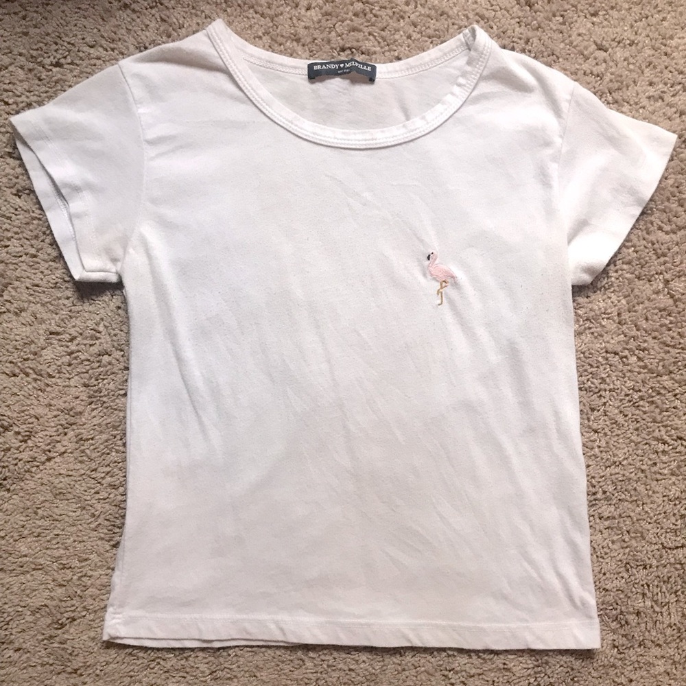 Brandy Melville Flamingo Tee